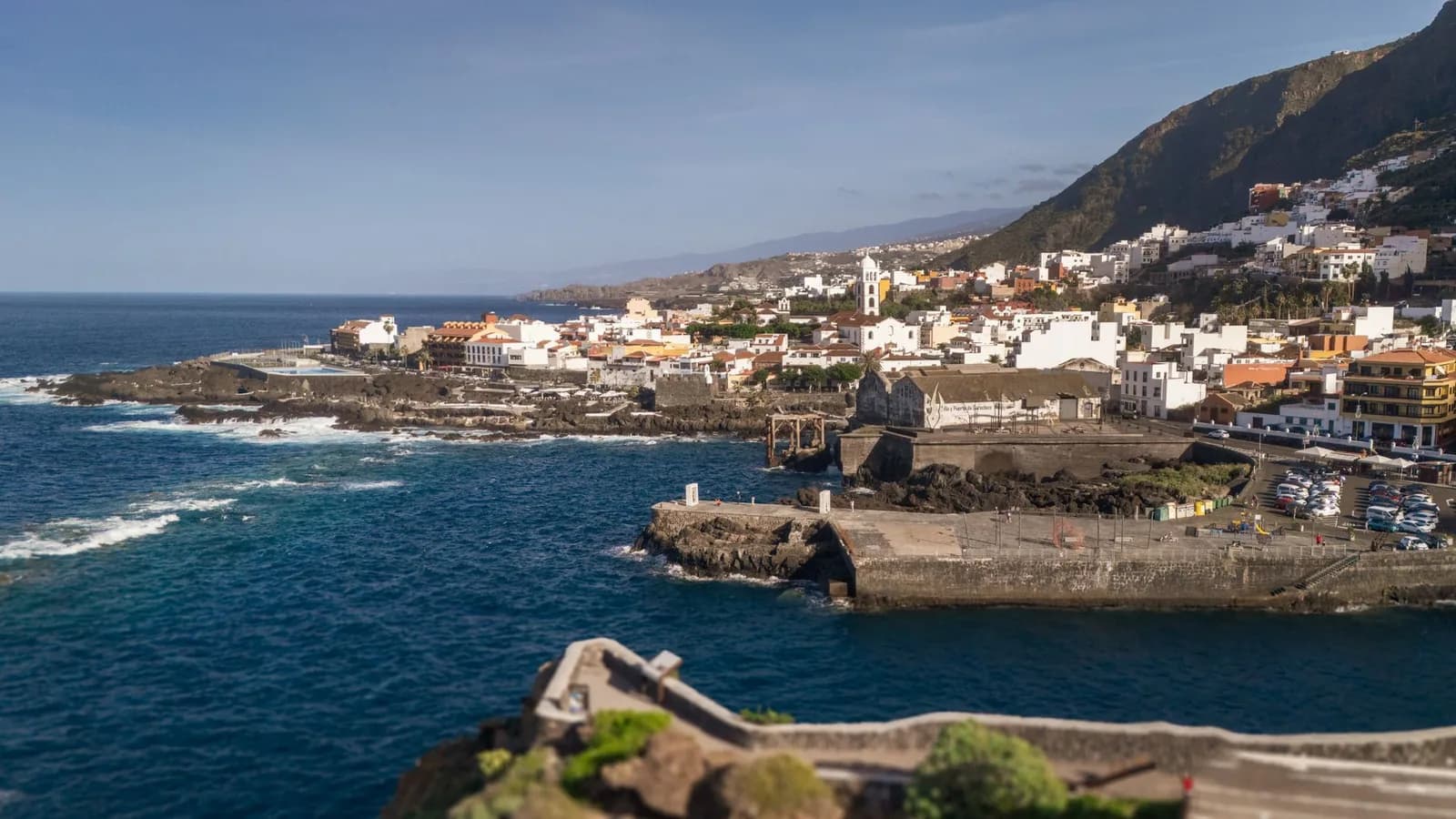 Garachico et ses piscines naturelles creusées dans la lave, nord de Tenerife