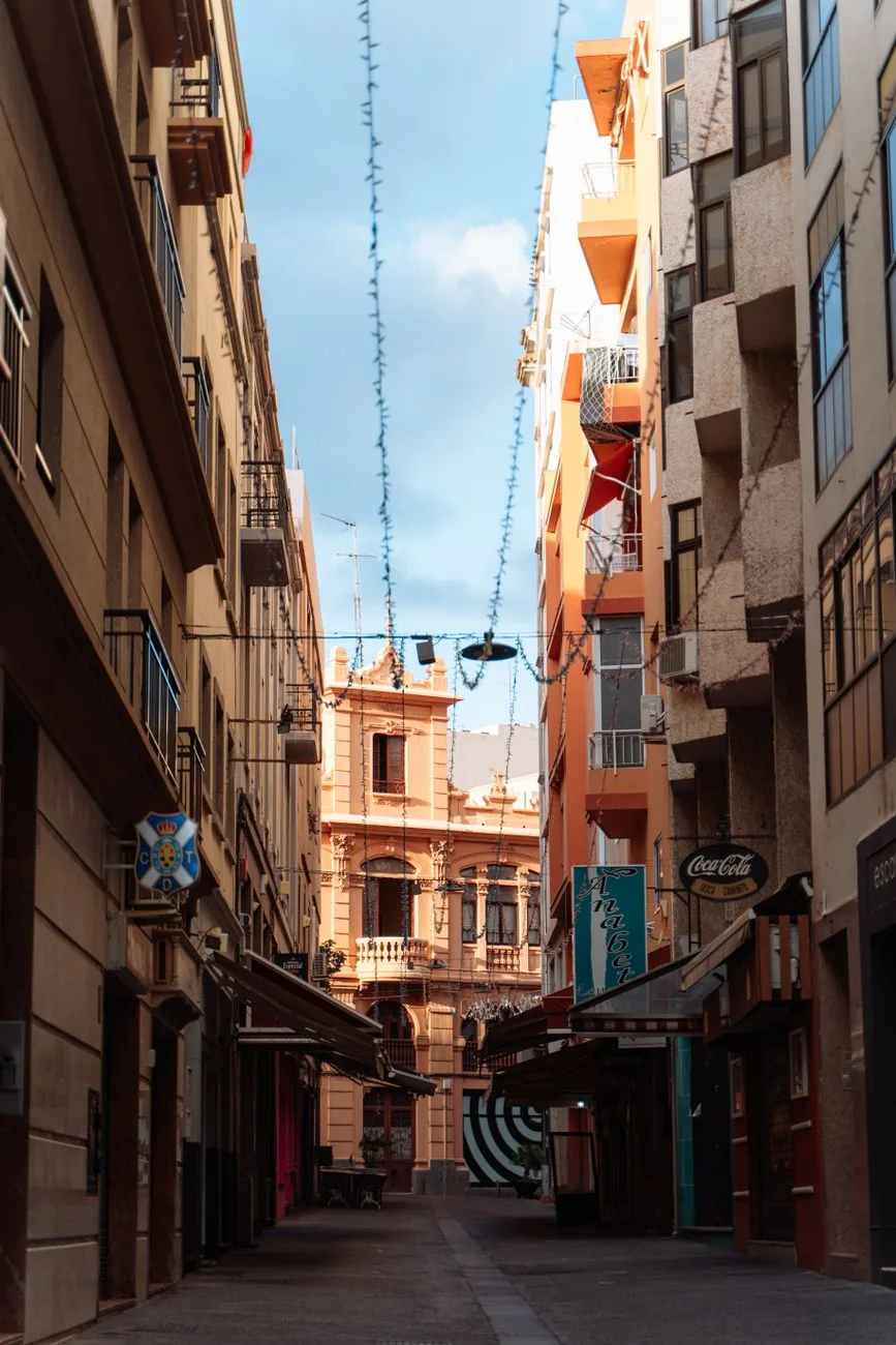 Rue commerçante du centre de Santa Cruz de Tenerife
